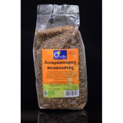 Λιναρόσπορος κοπανιστός καφέ ΒΙΟ 350gr