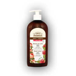 Body Lotion, Green Pharmacy (500ml), MUSCAT ROSE & GINGER, για ξηρό, λεπτό και ευαίσθητο δέρμα.