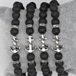 Βραχιόλι λάβας άγκυρα  2057