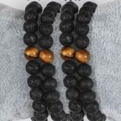 Βραχιόλι λάβας μάτι του τίγρη 2058