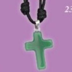 Αβεντουρίνη πέτρωμα σταυρός λαιμού